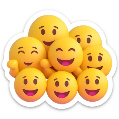 3 winners in 1st, 2nd & 3rd place emoji show the order numbered with 2, 1, 3 sticker