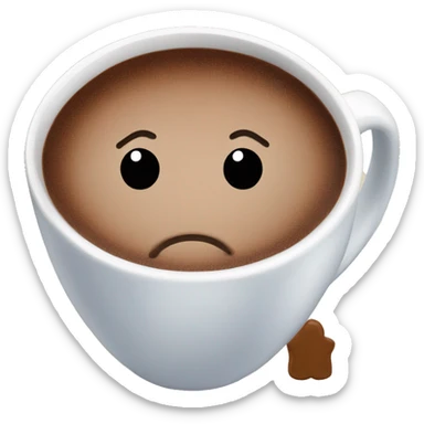 Hot cocoa in Christmas mug sticker