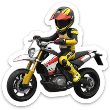 Supermotard sticker