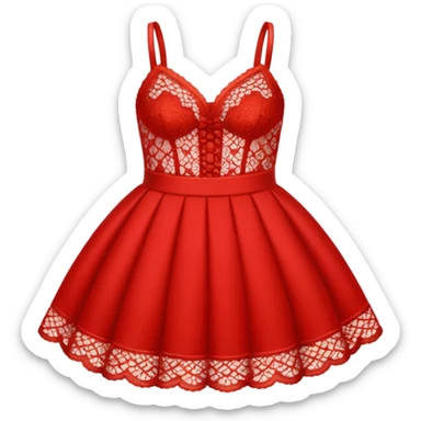 red Lace Clothing sticker
