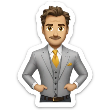 el lobo de wall street pelicula sticker
