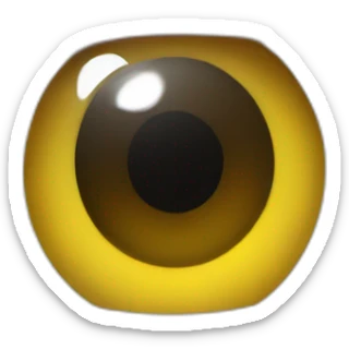 Geschlossene Augen, lachender Mund sticker