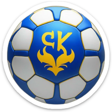 Emblem of the football club SK Kakhovka sticker