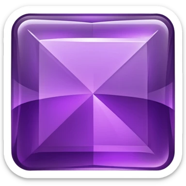 purple Rectangle shape sticker