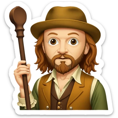 Jethro Tull (Band): A legendary British progressive rock band led by Ian Anderson, named after the 18th-century agriculturist. sticker