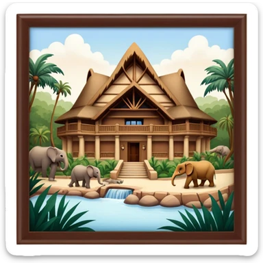 Disney World's Animal Kingdom Lodge resort sticker