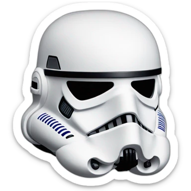 storm trooper helmet sticker