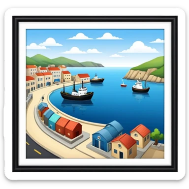 sea port sticker