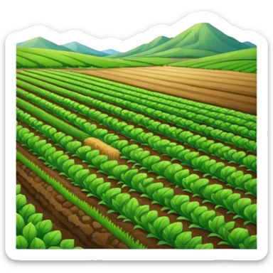 agricultural field sticker