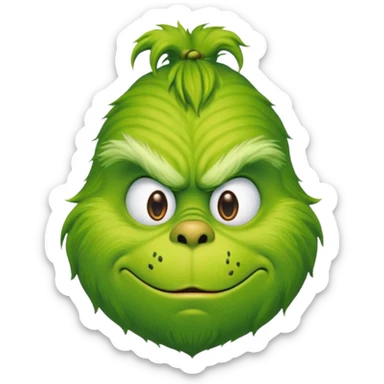 Grinch sticker