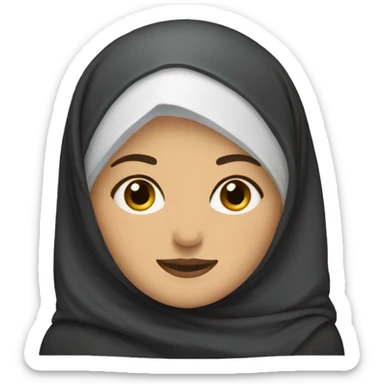Female lawyer with hijab  sticker