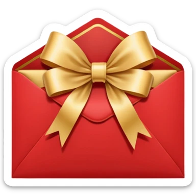 birthday greeting card envelope gift logo in the middle sticker