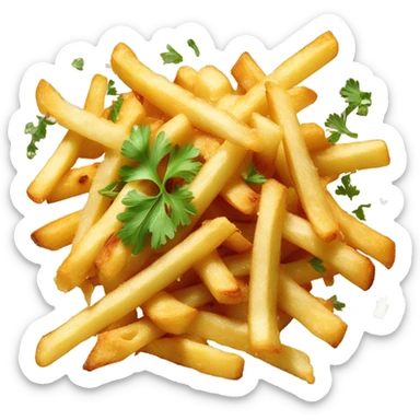Truffle fries  sticker