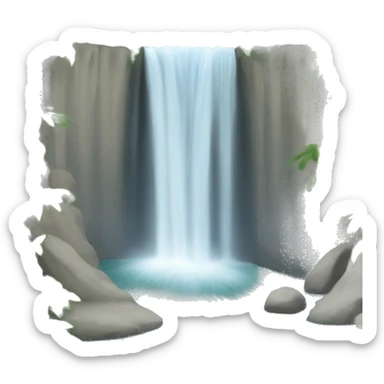 waterfall sticker