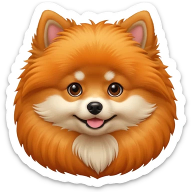 Pomeranian emoji sticker