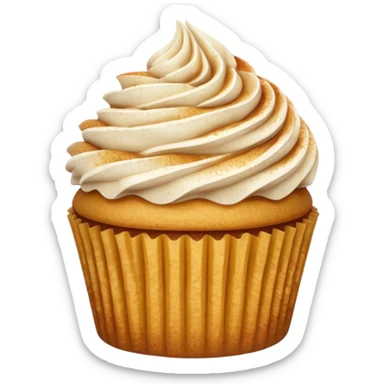 Cinnamon Toast Crunch cupcake sticker