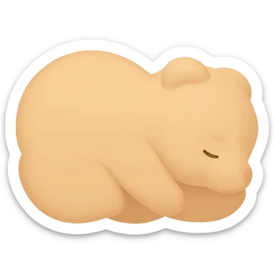 Sleeping sticker