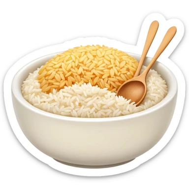 pre-cooked rice sticker