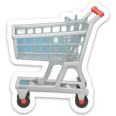shopping trolley sticker