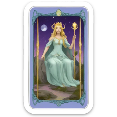 Tarot deck sticker