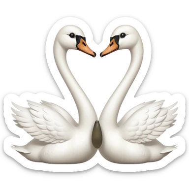 DOS CISNES sticker