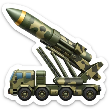 military Multiple Rocket Launch System sticker