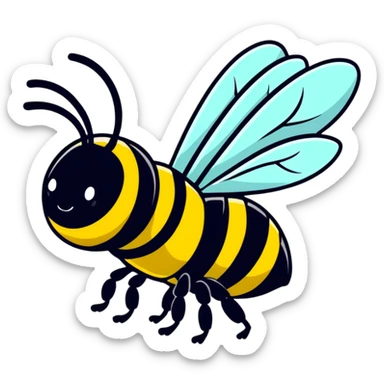 bumble bee sticker