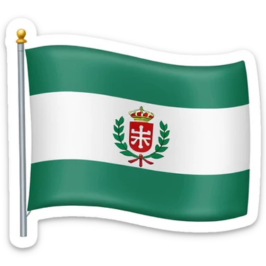 flag of Andalucía, Spain sticker