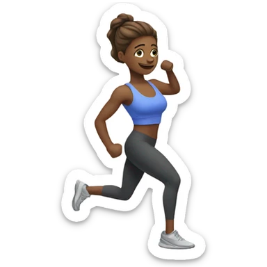 Workout sticker