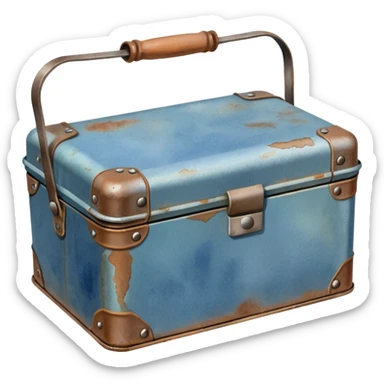 Watercolor Tin (metal half-pan box / field tin) sticker