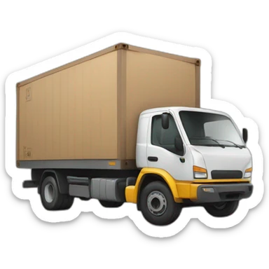 Logistics company sticker