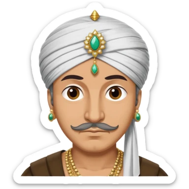 Ottoman Sultan Looking like an Absolute Chad  sticker