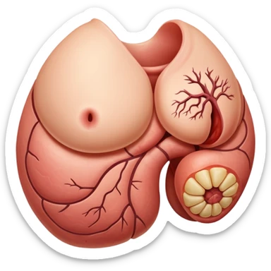 Stomach gut sticker