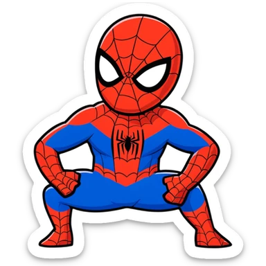 Spider-Man superhero sticker