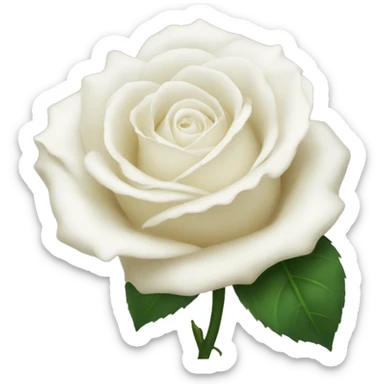 White Rose sticker