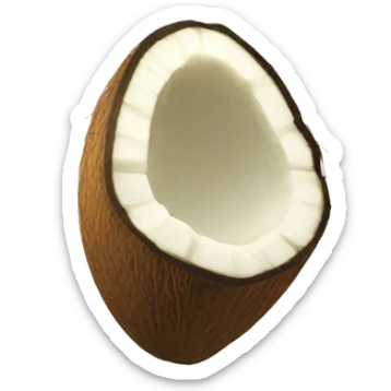 tall slender coconut sticker