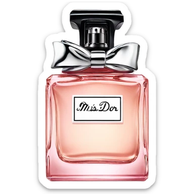 Miss dior perfume sticker