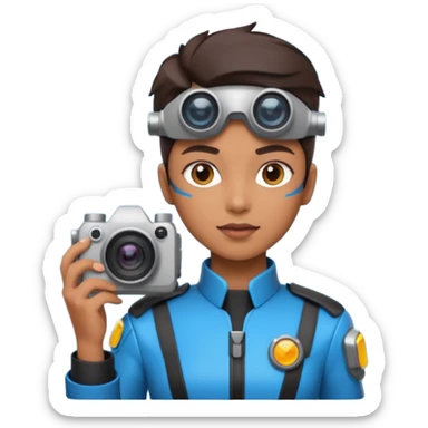 fotógrafo futurista sticker