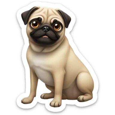 Pug sticker