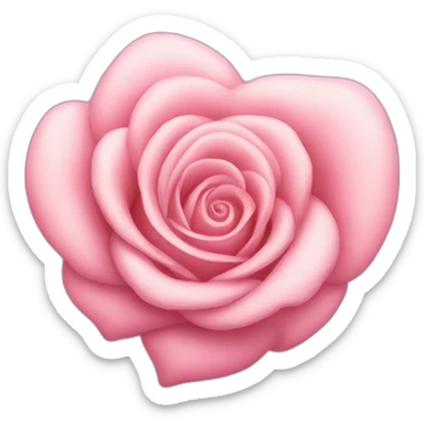 coeur rose pastel sticker