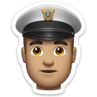officer-bodybuilder sticker