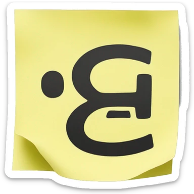 "C2" written on a sticky note sticker