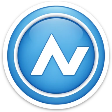 Un circulo celeste con una palomita blanca dentro un check sticker