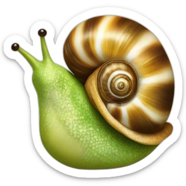 Mélange perroquet escargot et poisson sticker