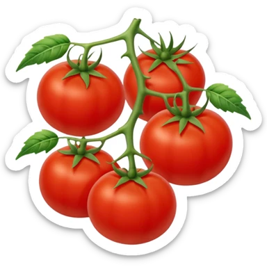3 tomatoes on the vine sticker