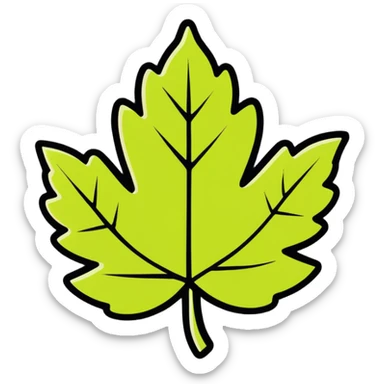 chestnut leaf sticker