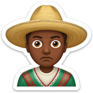 The disgruntled Mexican sticker
