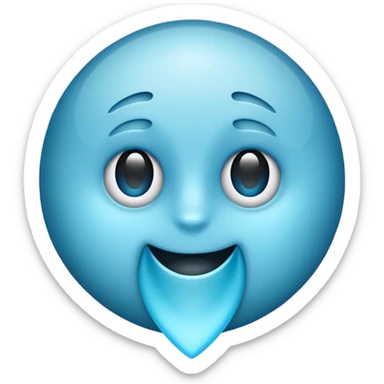 Bule tick cerenotor sticker