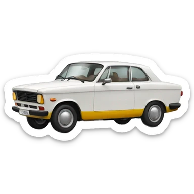 Autos al piso  sticker