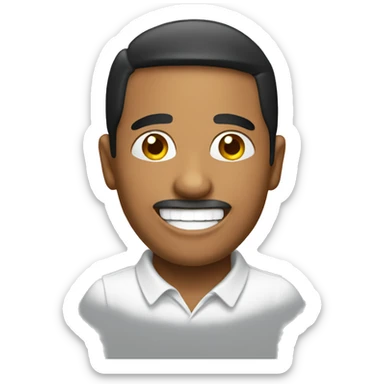 A happy Puerto Rican sticker